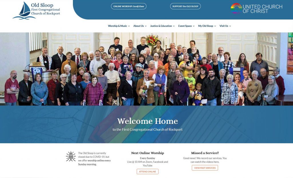 home page example