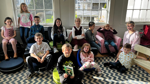 kids at Sunday School