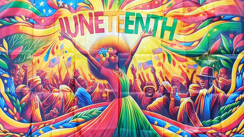 Juneteenth banner