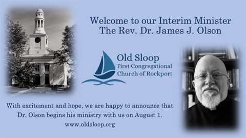 Dr. Olson first service banner