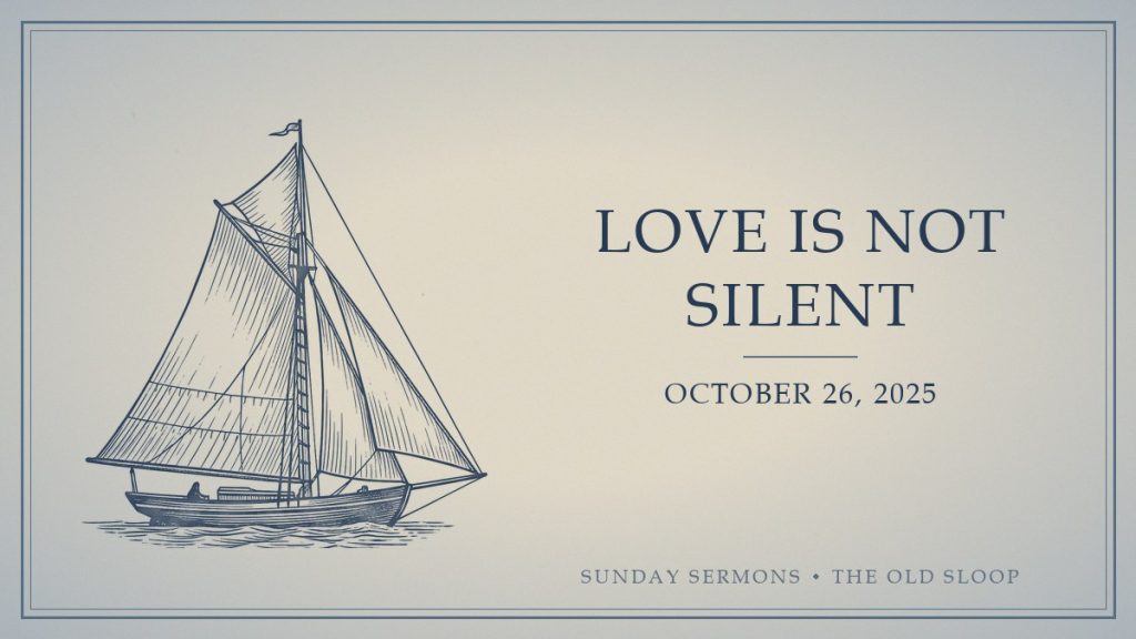 Love Is Not Silent, October 26, 2025,
